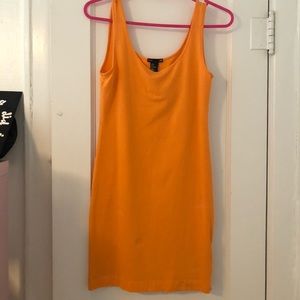 Orange H&M dress